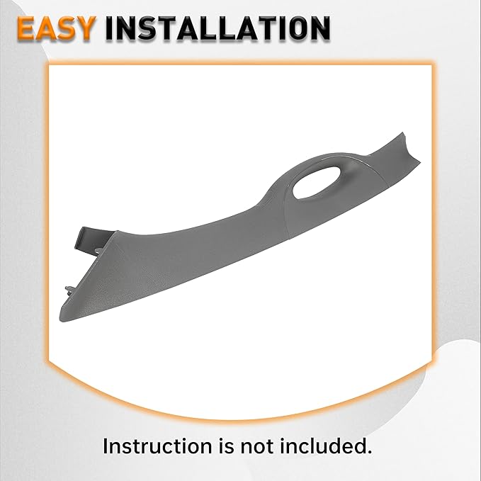 ECOTRIC A Pillar Grab Handle Driver Side Compatible with 2004-2008 Ford F150 F-150 Replacement for 4L3Z-1503599-AAB (Grey)