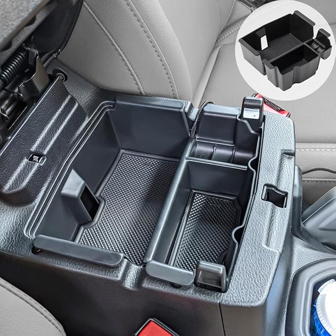 EDBETOS Center Console Organizer Tray Compatible with Jeep Wrangler JL/JLU 2018-2021 2022 2023 2024 Accessories Jeep Gladiator JT Truck 2020-2023 Armrest Storage - Won't Covers The Light Inside