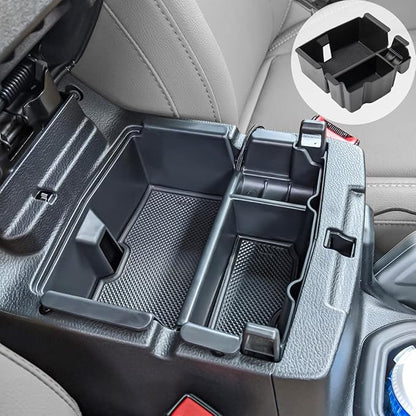 EDBETOS Center Console Organizer Tray Compatible with Jeep Wrangler JL/JLU 2018-2021 2022 2023 2024 Accessories Jeep Gladiator JT Truck 2020-2023 Armrest Storage - Won't Covers The Light Inside