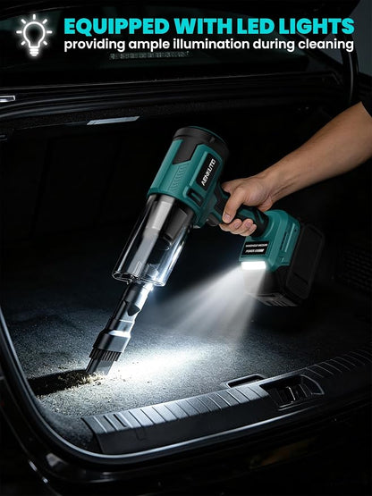 Handheld Electric Vacuum Cleaner Compatible with Makita 18V Battery, Portable Handheld Vacuum for Pet Hair & Sand, Capable of Quick Vehicle Interior & Garage Cleanup, (Battery Not Included)