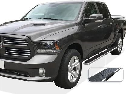 APS Wheel to Wheel Running Boards 5in Compatible with Ram 1500 2009-2018 Crew Cab 5.5ft Short Bed & Ram 2500 3500 2010-2026 304 Stainless Steel (Nerf Bars Side Steps Side Bars)