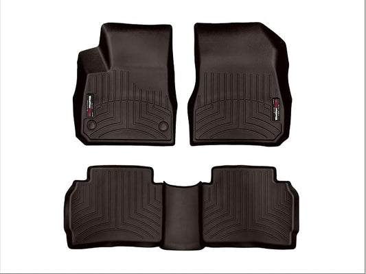 WeatherTech Custom Fit FloorLiners for Chevrolet Malibu - 1st & 2nd Row (47903-1-2), Cocoa
