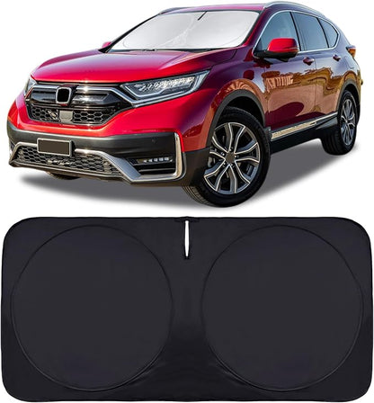 Sunshade for Honda CRV 2017-2022 Sun Shade Fit HR-V CR-V LX EX EX-L, Sport Hybrid, Sport Touring Hybrid SUV Accessories Front Window Shield Sun Visor Protector Foldable Windshield Cover Block UV Rays