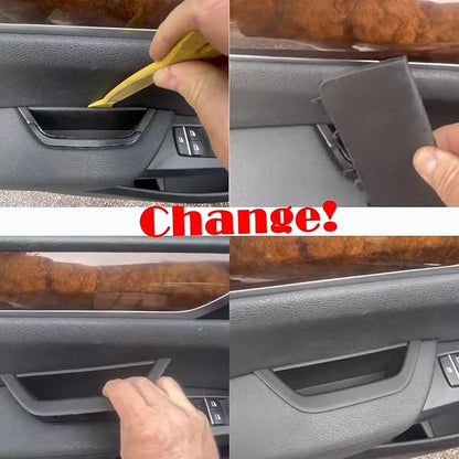 Black Driver Side Door Armrest Handle Storage Compartment Compatible for BMW X3 F25 2010-2016 X4 F26 2014-2017 Cover Door Container Storage Box Door Armrest Cover
