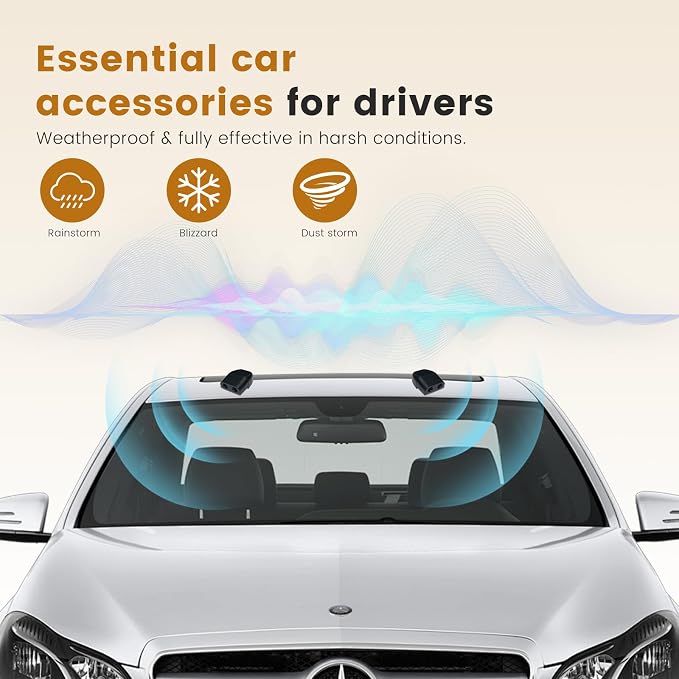 4 PCS Deer Whistles for Car, Automotive Save a Deer Whistles to Avoid Collisions, Vehicle Deer Warning Devices Horn Sensor, Universal Animal Alert Car Accessories