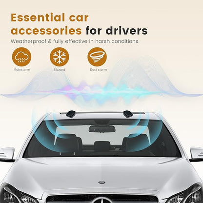 4 PCS Deer Whistles for Car, Automotive Save a Deer Whistles to Avoid Collisions, Vehicle Deer Warning Devices Horn Sensor, Universal Animal Alert Car Accessories