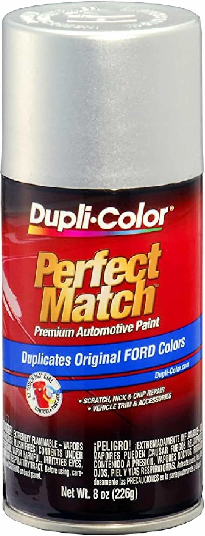 Dupli-Color EBFM03417 Perfect Match Automotive Spray, Ford Silver Frost, TS – 8 oz. Aerosol Can