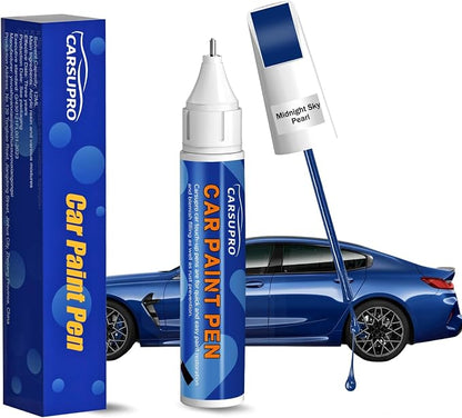 Blue Touch Up Paint for Cars,Car Paint Touch Up Pen for Deep Scratches,Car Scratch Repair Pen Auto Scratch Remover for Easy to Use and Fix(Midnight Sky Pearl)