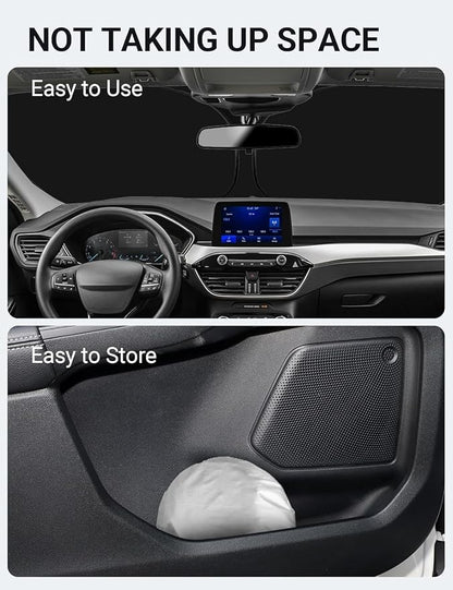 Proadsy Custom Fit Ford Escape 2020-2026 Windshield Sun Shade 4-Layer Foldable Front Sunshade Protector Sun Visor Blocks UV Rays Keep Car Cooler