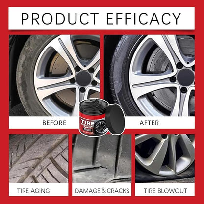 Car Tire Shine with Sponge - 100g Tire Shine Paste | Automotive Wheel Protectant | Wheel Shines Tires Polishing Paste for Cars Trucks Motorcycles RVs & More