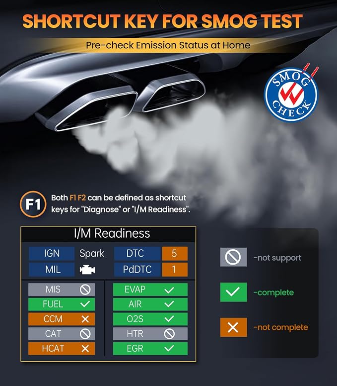 OBD2 Scanner for Toyota/Lexus/Scion, OM701 All Systems Diagnostic Tool with 15+ Resets (Oil/ETC/EPB/ABS/SAS/BAT Register...), Full OBDII Functions Read&Erase Fault Codes, Free Software Update