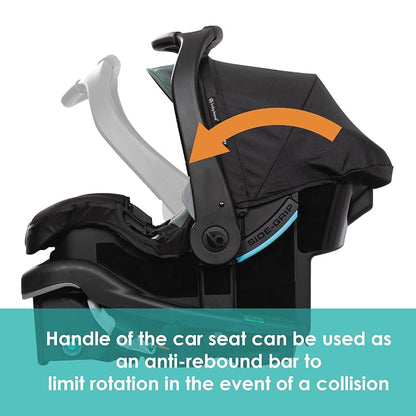Baby Trend EZ Ride SE Travel System with Secure-Lift Infant Car Seat, Dash Sage