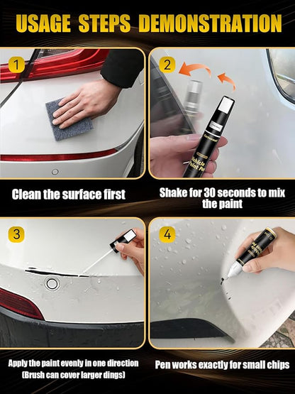 Orange Touch Up Paint for Cars, Auto Car Paint Touch Up Paint Pen for Deep Scratches, Car Scratch Repair Pen, Quick and Easy Solution to Repair Minor Automotive Scratches (Sunlight Orange)