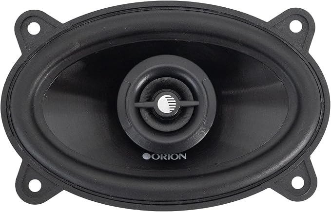 ORION Cobalt Series CB462 4x6” 2-Way Coaxial Car Speakers, 160W, 4 Ohms, Full Range, Enhanced Bass, Polypropylene Cone & Butyl Rubber Surround, Easy Install (Pair)