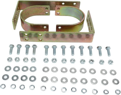 Driveshaft Safety Loop Kit, PCE430.1001 PC3931 Metal Universal Heavy Duty Tailshaft Safety Loop with Bolted Connection for Universal Cars