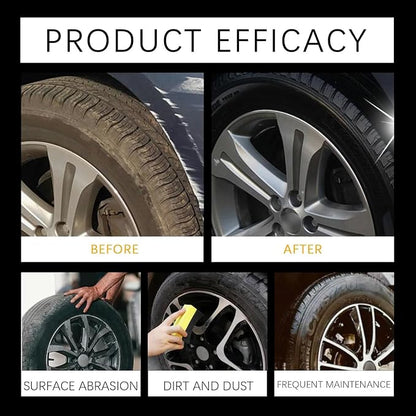 Powerful Wheel and Tire Cleaner Spray, Brake Bomber 3.0 Dust Remover Wheel Cleaner, Car Tire Shine Spray & Rim Cleaner, All Purpose Heavy Duty Cleaning for Painted Wheels Chrome (2PCS)