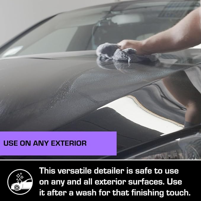 Ethos Finish Shine - Ceramic Detail Spray | Spray Wax For Car Detailing Quick Detail Car Wax | Waterless Car Cleaning | Clay Bar Lubricant | Ceramic Coating & Sealant Safe Top Coat (16 Fl Oz - 2PK)