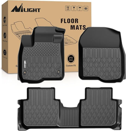 Nilight TPE Floor Mats for Honda CRV CR-V 2023 2024(Fuel and Hybrid Model),All Weather Custom Fit Heavy Duty Floor Liners