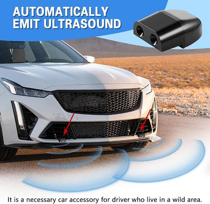 2 Pack Deer Whistles, Animal Warning Devices for Car with Rubber Pads, Deer Whistles Devices Animal Alert, Deer Whistles Warning Device for Car and Trucks Motocycles