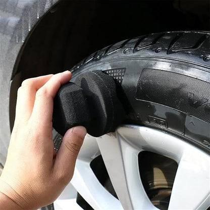 Pro Tire Hex Grip Applicator - Tire Shine Car Detailing Foam Sponge Tool | Car Cleaning Supplies After Car Wash Tire Cleaner | for Vinyl Rubber & Trim Accessories | Wheel Cleaner Rim