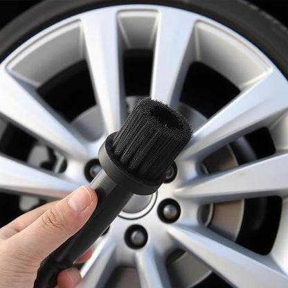 Wheel Lug Nuts Cleaning Brush, Car Detailing Brush Kit for Wheel Rim and Lug Nut Covers Cleaning Durable Car Wash Supplies