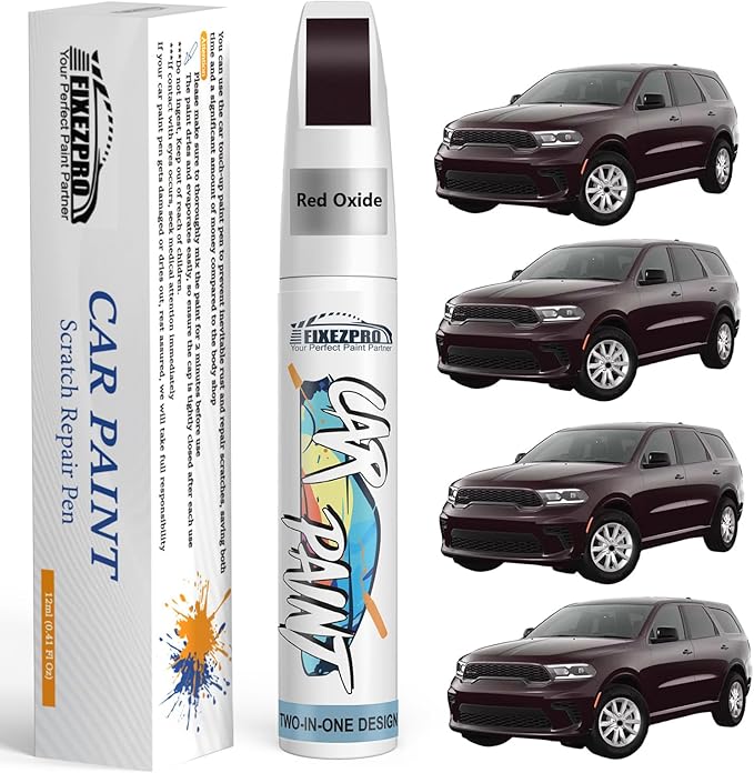 Red Oxide(PHC/WHC) Touch Up Paint for Dodge, Exact Color Match Car Paint Scratch Repair Remover Pen Kit Fix Vehicle Chips and Automotive Nicks Scuff