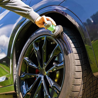 Tire Shines Applicator Sponge with Reservoirs Saves Tire Cleaner NonMess Foam Pad