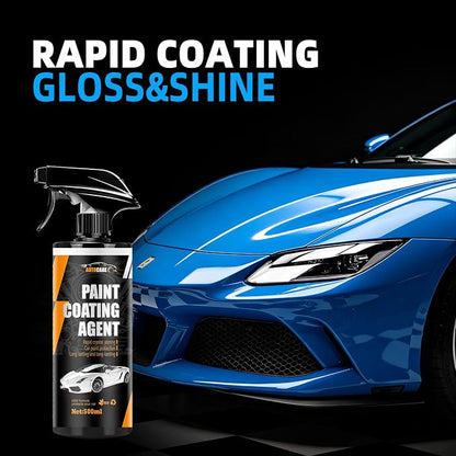 Car Coating Spray-500ML, Quickly Coat Car Wax,Quick Effect Coating Agent,Waterless Wash Car Scratch Wax Polish, ProtectionShiningand Long-Lasting Surface