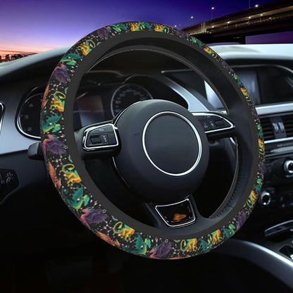 Dragon Steering Wheel Covers Non Slip Neoprene Universal 15 Inch Steering Wheel Protector Car Cover for Men Women