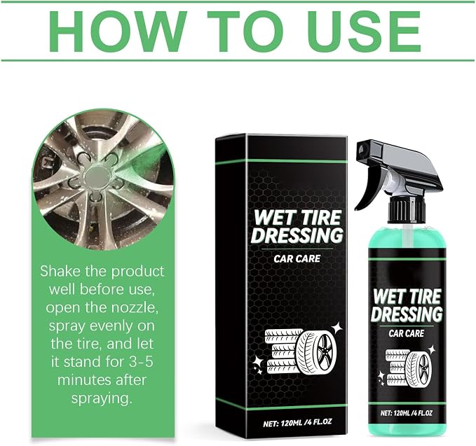High Performances Tire Shines & Protector With Easy To Use Foam Formulas Efficient Tire Cleaning Foam For Polishing Use Wheel