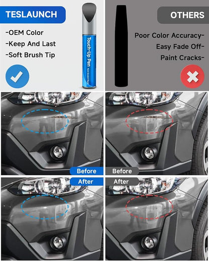 M3/P8Y Magnetite Gray Metallic Compatible with Subaru Exact Match Touch Up Paint Car Scratch Repair