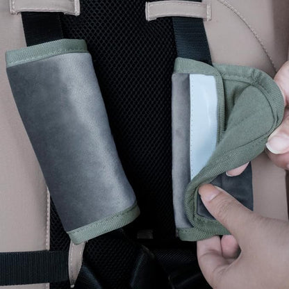 COOLBEBE Upgraded 3-in-1 Baby Body Support & Strap Covers Set for Newborn Infant, Extra Soft Car Seat Insert Cushion Pad, Perfect for Car Seats, Strollers, Swing