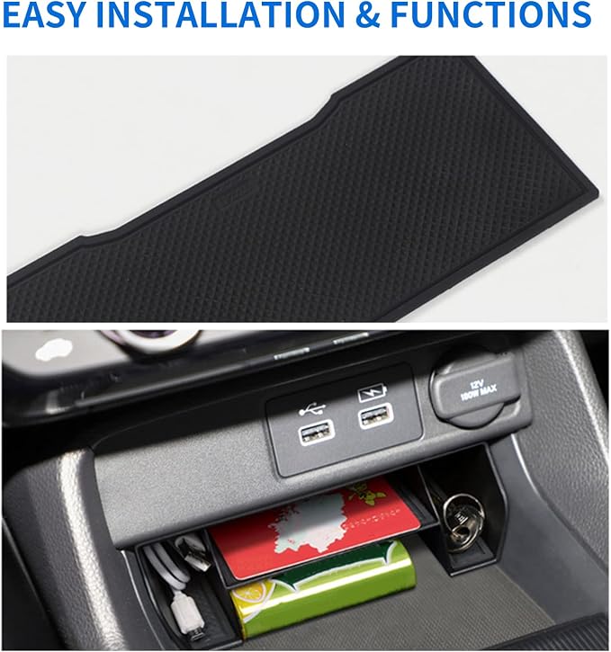 2024 2023 Civic Center Console Organizer Tray for 2023 2022 Honda Civic 11th Gen Sedan Hatchback LX EX Sport Civic 2022 Accessories Civic 2023 Central Console Organizer Insert Tray