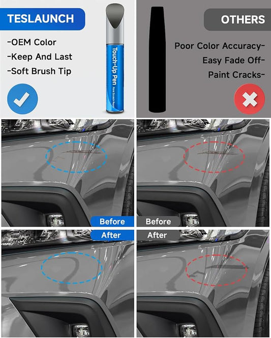YR-578M Urban Titanium Metallic Touch Up Paint Compatible with Honda Exact Match Touch Up Paint Car Scratch Repair