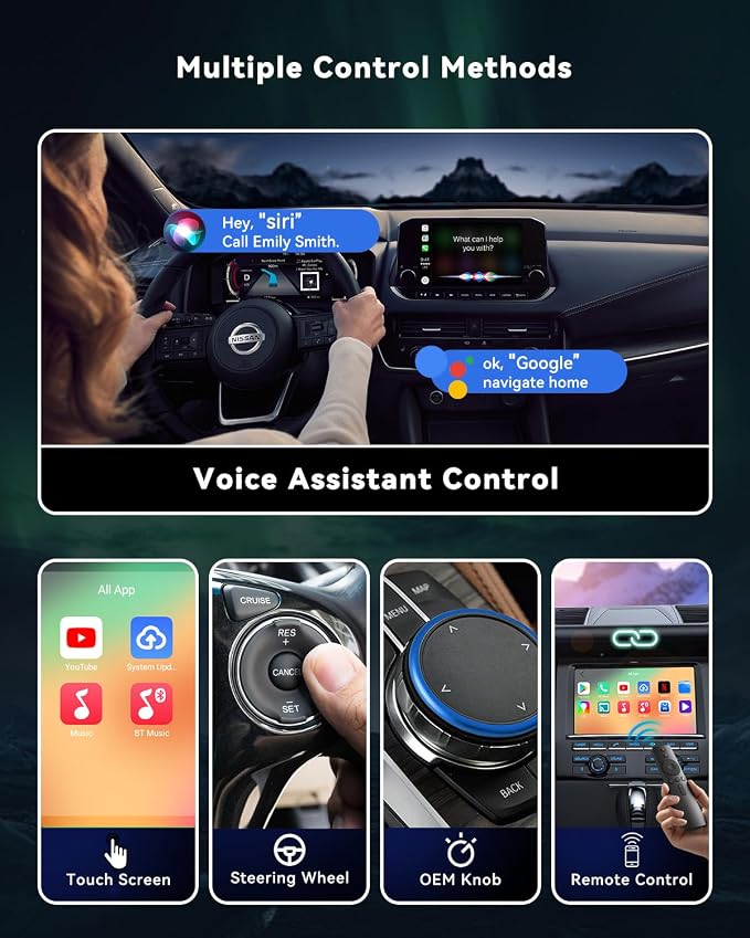 Spedal Car TV Adapter | CarPlay AI Box with YouTube, HDMI Input for TV Stick/Game Console, Wireless CarPlay Adapter, Android Magic Box for Cars with Wired CarPlay