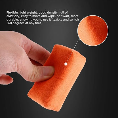 SPTA Microfiber Applicator Pad, Car Detailing Suede Sponge Applicator, 10Pcs Coating Sponge Pads for Cars, Ceramic Spray Coating, Applying Wax, Sealants & Other Conditioners