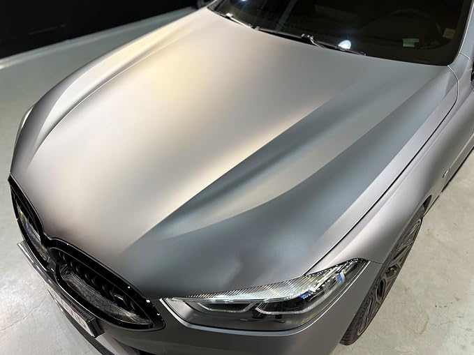 ColorFusion PPF by VViViD, Gunmetal Satin Stealth Metallic Dry Apply PPF Vinyl Car Wrap Roll 1.3ft x 5ft