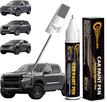 KBY Boulder Gray Car Touch Up Paint for Nissan, Color Accurate Car Paint Scratch Repair Pen Kit Quick & Easy Fix Vehicle Chips and Automotive Nicks Scuff