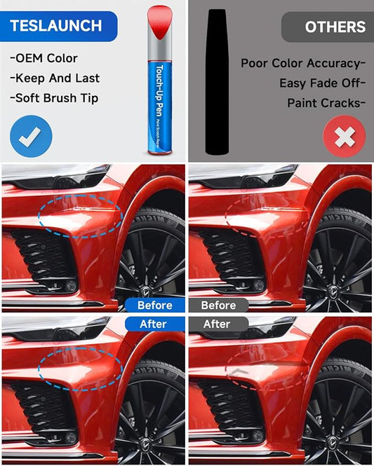 3R1 Matador Red Mica Touch Up Paint Compatible with Lexus Exact Match Touch Up Paint Car Scratch Repair