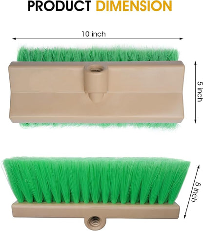 Nanoskin Large Bi-Level Vehicle Wash Brush with Soft Nylon Bristles – Ultimate Truck, Van, and RV Cleaning Tool, Ergonomic Design for Professional Detailing, Scratch-Free, Efficient 12-inch Reach