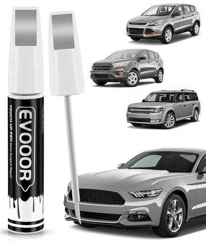 UX Ingot Silver Metallic Touch Up Paint for Ford – Exact Match 2 in 1 Paint Pen for Chips and Nicks Repair