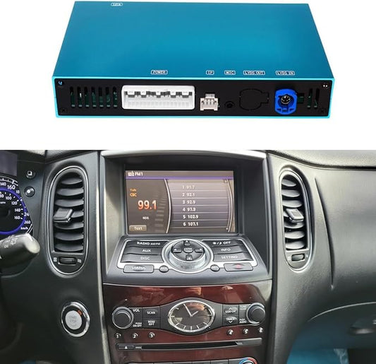 Wireless CarPlay & Android Auto Retrofit for Infiniti G25 G37 EX35 M37 (2010-2013) – [Non-Navigation ONLY] – Upgrade Kit for 7" Screen