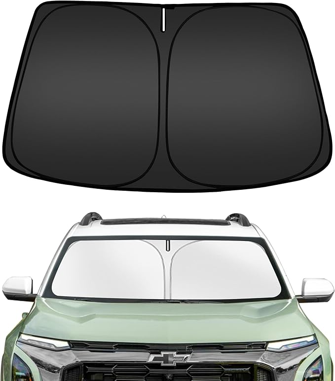 ARISMOTOR Windshield Sun Shade for Che-vrolet Chevy Equinox(not for Equinox EV) 2025-2026, Custom Fit Foldable Front Window Sunshade Sun Visor Protector, Block UV Rays Keep Your Car Cooler