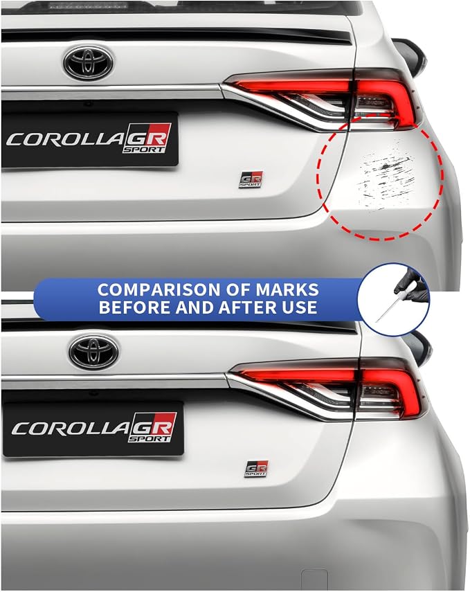 070 Blizzard Pearl Tricoat Touch Up Paint Compatible with Toyota Exact Match Chips and Nicks Touch Up