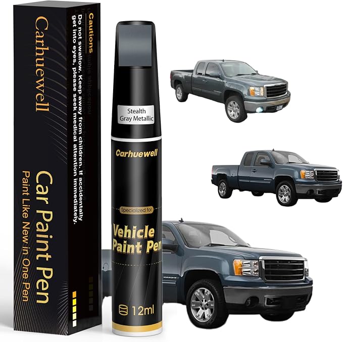 Touch Up Paint for GMC Stealth Gray Metallic(WA928L) Car Touch Up paint Genuine Exact Color Code Compatible With GMC Vehicle