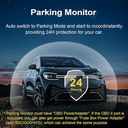 Mangoal Front 4K & Rear 1080p Dash Cam for Ford Explorer U625 2020 2021 2022 2023 2024, Base XLT ST_Line Limited Timberline Platinum King Ran(Model A), UHD 2160P Video, WiFi & App, GPS, 128GB Card