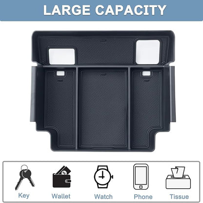 PIMCAR Full Center Console Organizer for 2022-2026 Refreshed Chevy Silverado/GMC Sierra 1500, 2024-2026 Silverado/Sierra 2500HD 3500HD (Full Console w/Bucket Seats ONLY)