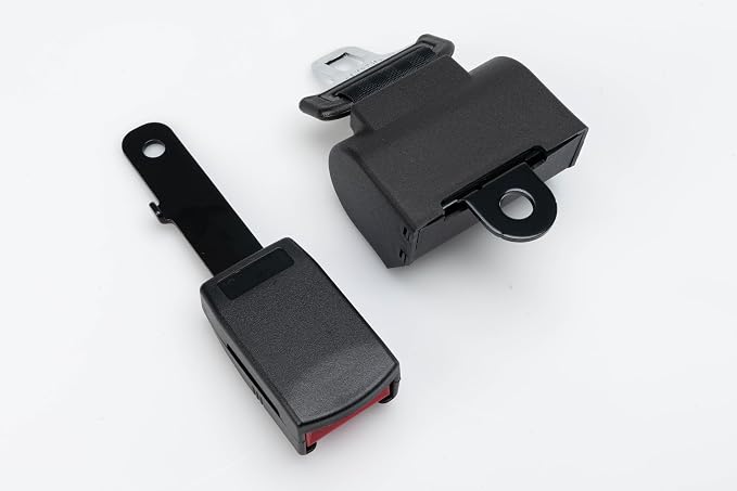 Braun Ability 35533KS Occupant Restraint Belt Kit | Fits Century & Millennium Platforms | Retractable Wheelchair Safety Belt & Buckle | Replaces Dragging or Frayed Straps