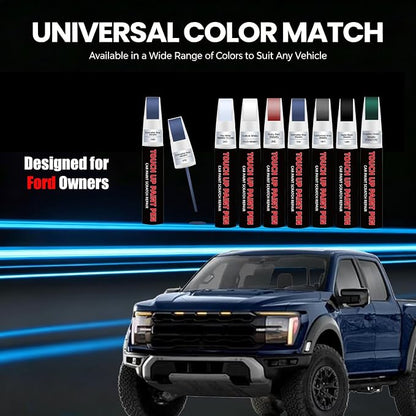 Antimatter Blue Metallic(HX) Car Touch Up Paint for Ford 2-in-1 Car Scratch Repair Pen with Fine Tip&Brush, DIY Color-Code Matched Auto Paint for Rock Chips Door Scratches Paint Nicks Bumper Marks