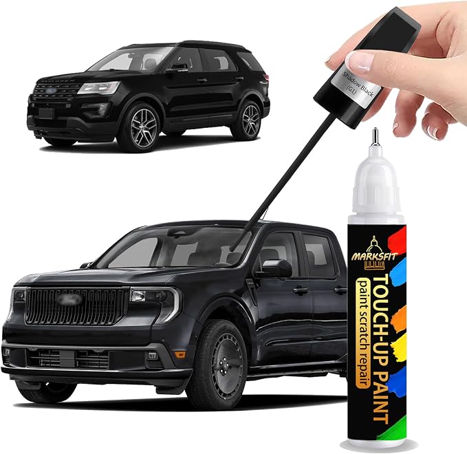 Shadow Black(G1) Touch Up Paint For Ford Exact Match-Chips and Nicks 2 in 1 Car Paint Pen Scratch Rapair for Explorer/Ranger/Escape/Edge/F-150/Mustang/Transit